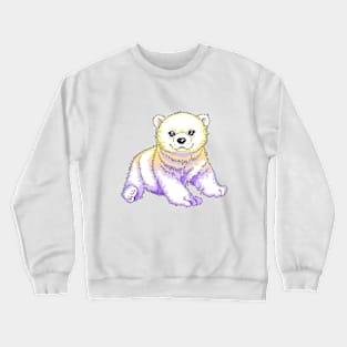 Ombre polar bear Crewneck Sweatshirt